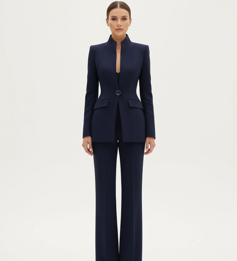 Georgina | Completo blazer e pantaloni palazzo