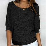 ARIANNA|TOP IN MAGLIA RILASSATO