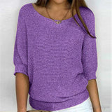 ARIANNA|TOP IN MAGLIA RILASSATO