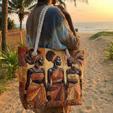 Borsa Mare e Viaggio Trapuntata Splendore delle Regine